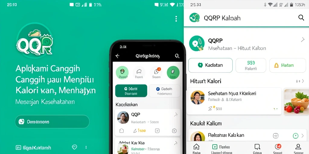 Tampilan antarmuka QQRP yang sederhana dan mudah digunakan.
