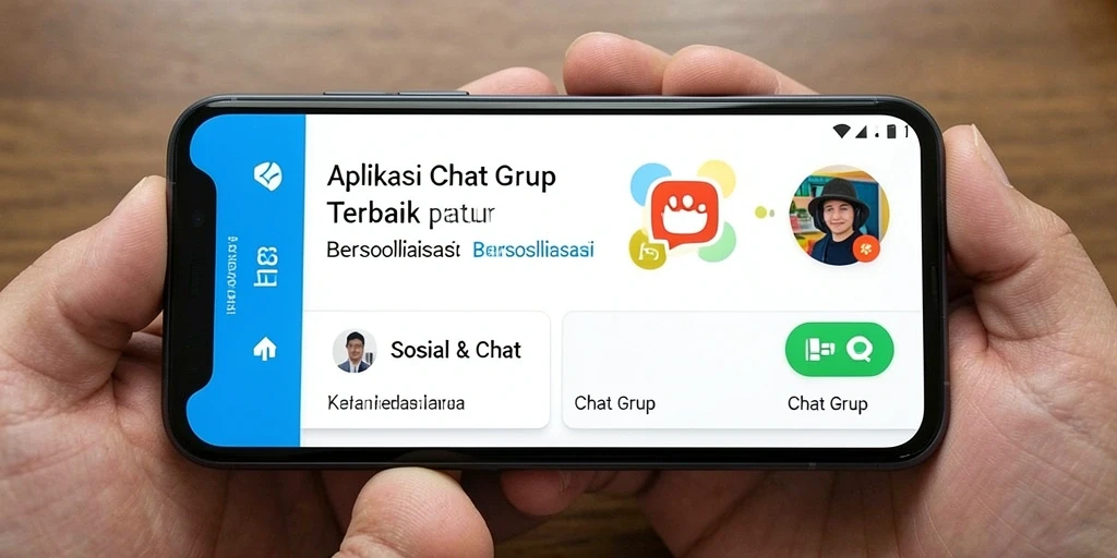 Tampilan antarmuka S13 yang modern dan fungsi chat grup yang aktif.