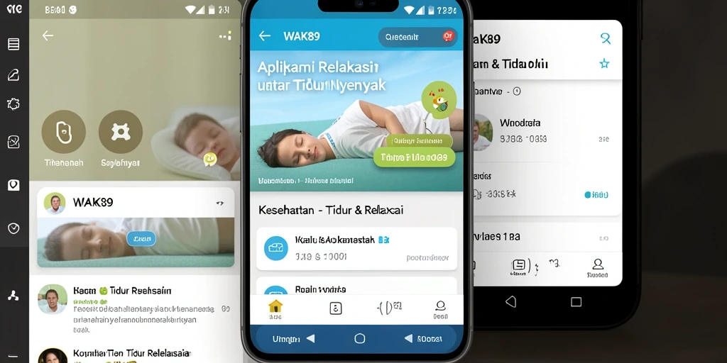 Antarmuka WAK89 yang elegan dan menenangkan.